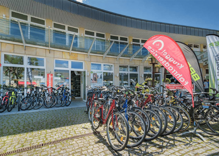 Mietstation Bansin vom Fahrradverleih auf Usedom