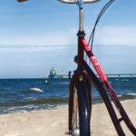 Meerblick bei Fahrradtour Usedom